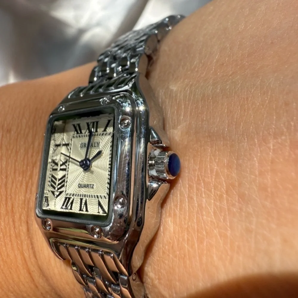 Panther Luxury Silver Women's Watch
